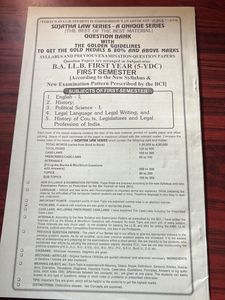 Law Book - B.A. LL.B. 1st Year