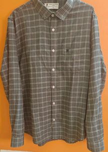 French Connection Green & Black Checked Shirt