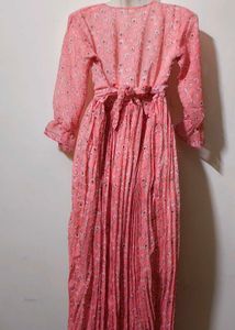 Floral Pink Maxi Dress