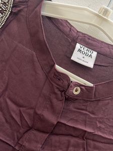 Heavy Burgundy Tunic Top