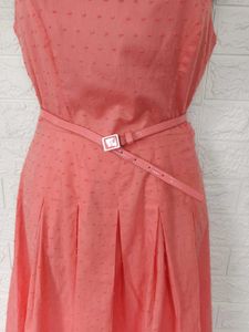 Tommy Hilfiger Fit &amp; Flare Dress With Belt