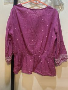 Trendy Boho Cotton Top – Comfortable Wear