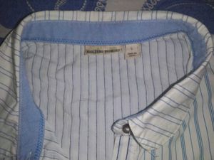 Striped Button-Down T shirt