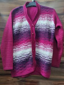 Stylish Striped Knit Cardigan