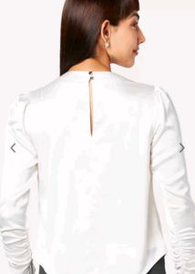 Satin White Top/ Tops &amp; Dresses For Rs.99 Only