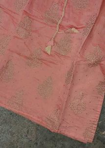 Peach Salwar Kameez Set