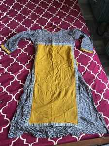 Geometric Print Kurti