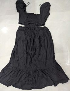 Black Beach Backless Dress