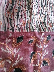 Floral Embroidered Saree