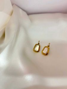 Elegant Gold Tone Drop Earrings