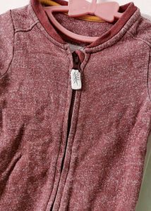 Cute Baby Zip-Up Romper