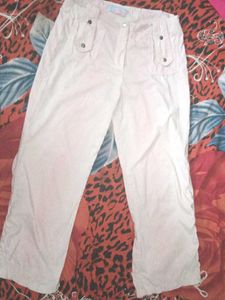 Beige Capri Pants