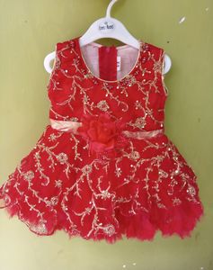Red Net Frock