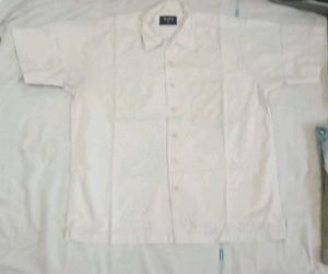 Vintage White Short Sleeve Button-Down