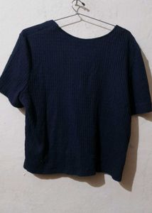 Button-Down Knit Top