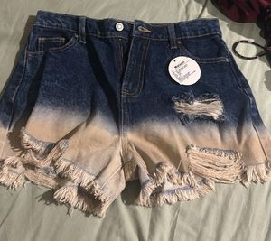 Brand New Denim Shorts With Tag