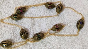Meenakari Long Chine