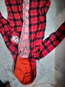 Red &amp; Black Checked Shirt