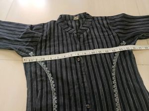 Elegant Striped Kurta Set