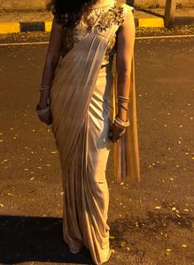 Golden Ready to Wear Saree