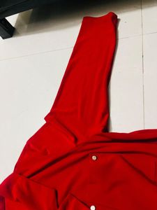 Red Wrap Dress