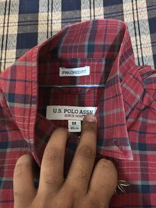U.S. Polo Assn. Plaid Shirt - Men&#39;s Size M