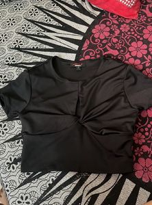 Cutest Black Crop Top
