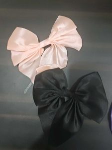 Combo Of 5 Hair Bow ♥️🖤💜💚🩷