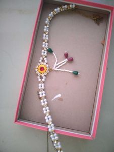 White Moti Kamarband