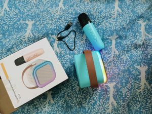 Speaker With Mic- New- Working