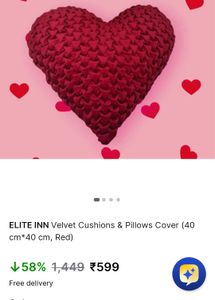 Heart Shap Soffa Pillow
