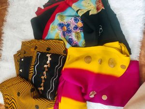 COMBO 3 PRETTY GEORGETTE SAREES