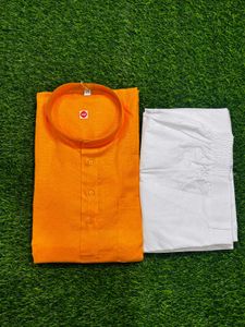 Orange Kurta Set