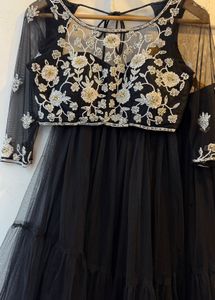 Black Embroidered Lehenga Choli