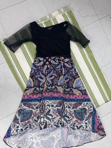 Express Paisley Hi-Lo Dress