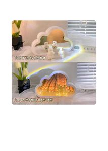 Cloud Tulip Night Light Decor