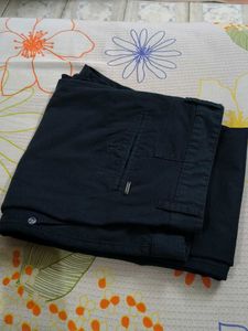 Navy Blue Casual Pants