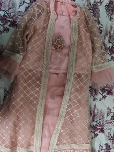 Ethnic Shrug Set For Girls