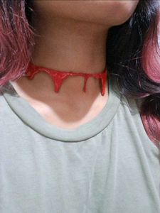 Dripping blood choker