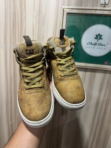 Caterpillar CAT Man Made Materials Leather Boots