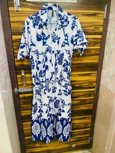 Stylish Floral Print Midi Dress💙