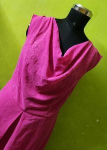Pink Western Gown