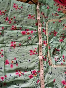 Green Floral Top