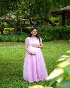Elegant Baby Pink Gown