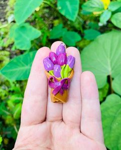 Tulips Floral Boquet Keychain🌷✨