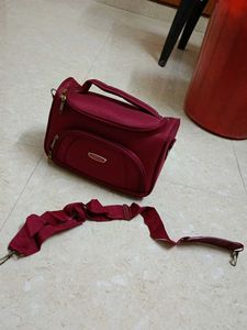 Lotus Maroon Travel Case