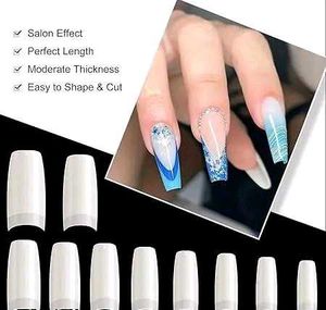 500 Pcs False Nail Tips 10 Sizes With Box