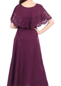 new Elegant Purple Maxi Dress