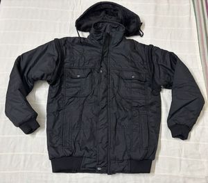 🆕Men’s Jacket with Detachable Hood &amp; Sleeves