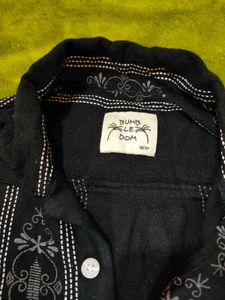 Cool Black Patterned Shirt For 16 Year